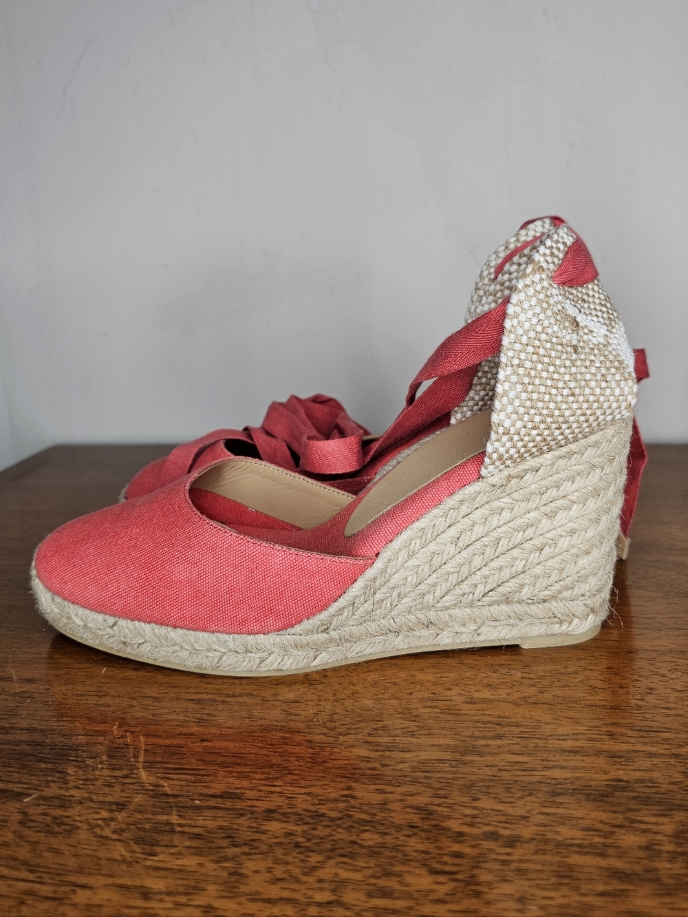 Castañer Carina Canvas Espadrille Wedges - Picture 6 of 10